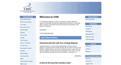 Desktop Screenshot of cthomeschoolnetwork.org