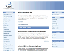 Tablet Screenshot of cthomeschoolnetwork.org